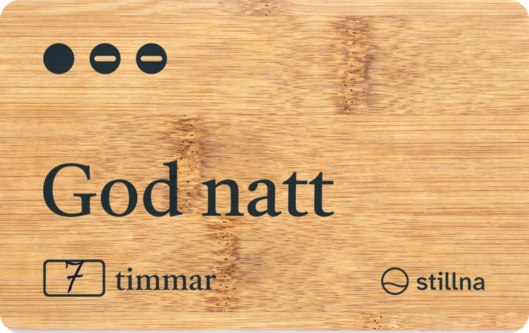 Kortet God natt